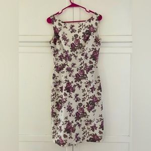 Bettie Page Clothing by Tatyana Pinup, Rockabilly Purple Roses Dress Size Medium